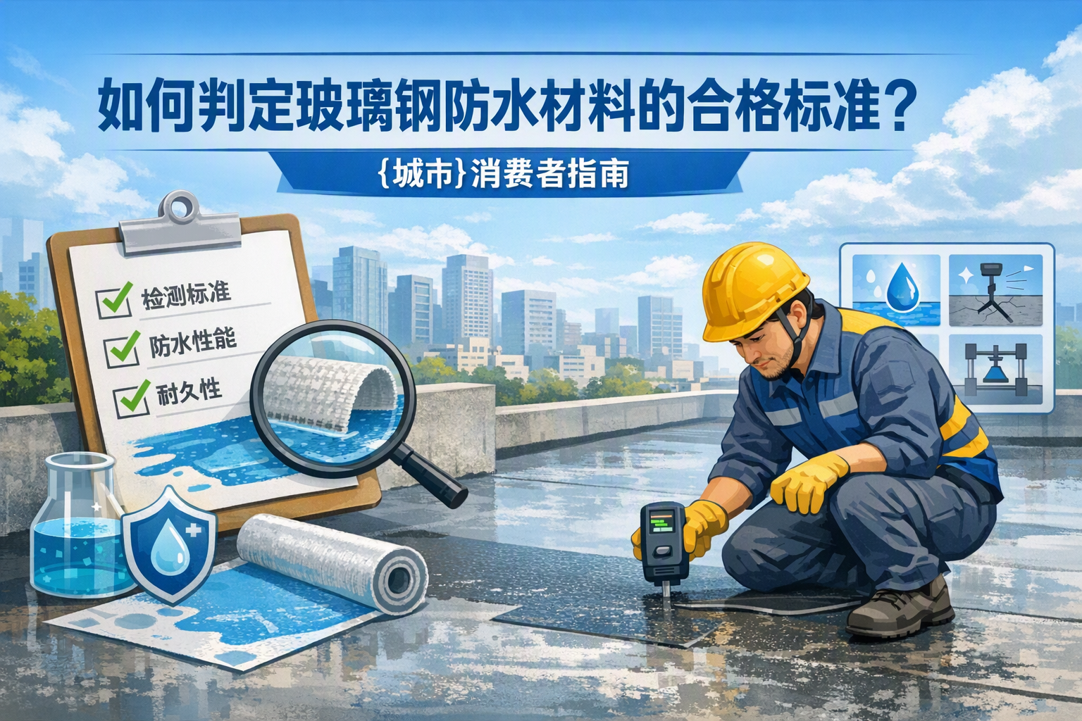 如何判定玻璃钢防水材料的合格标准? 忻州 消费者指南
