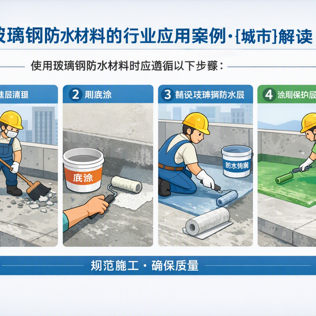 玻璃钢防水材料的行业应用案例,忻州解读