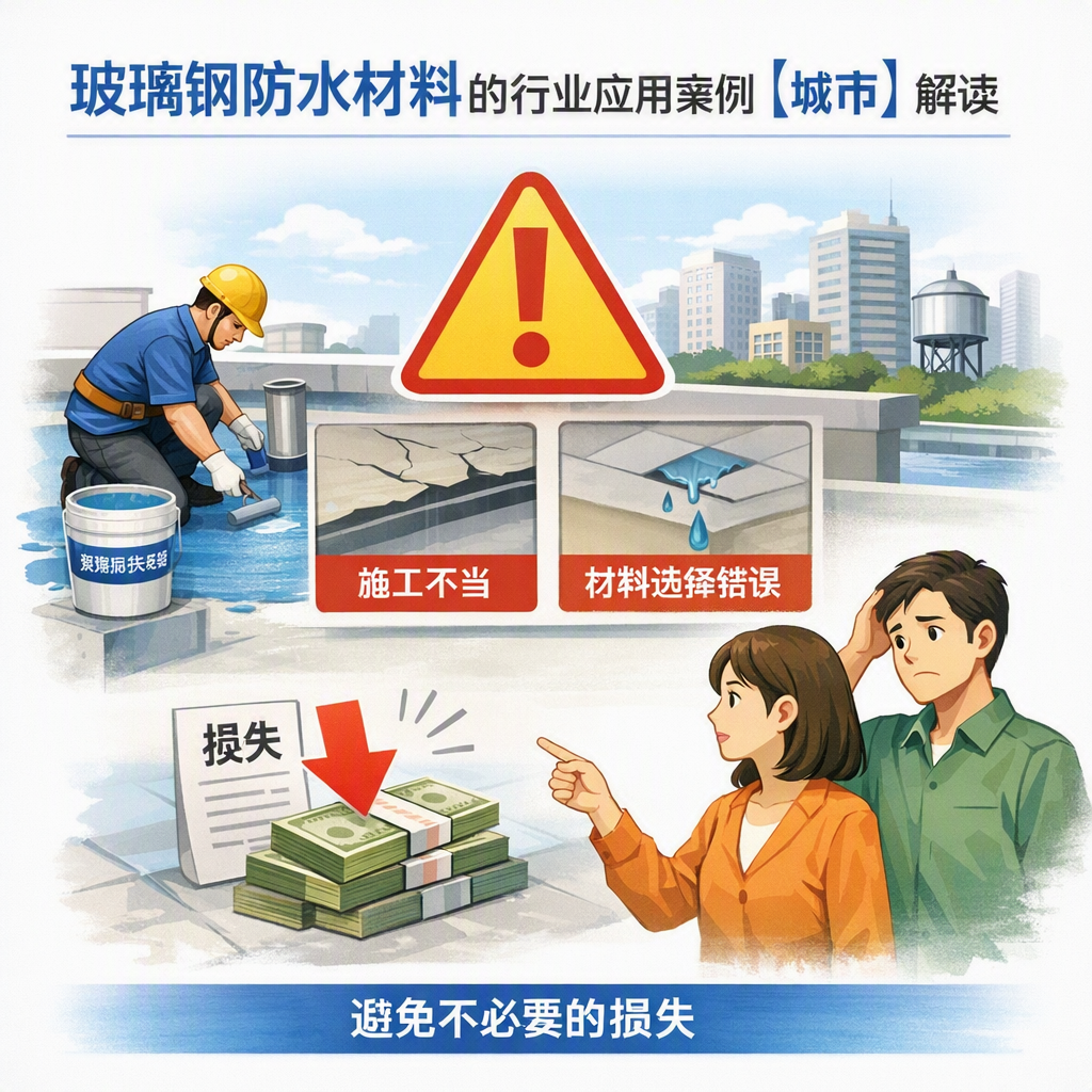 玻璃钢防水材料的行业应用案例,忻州解读
