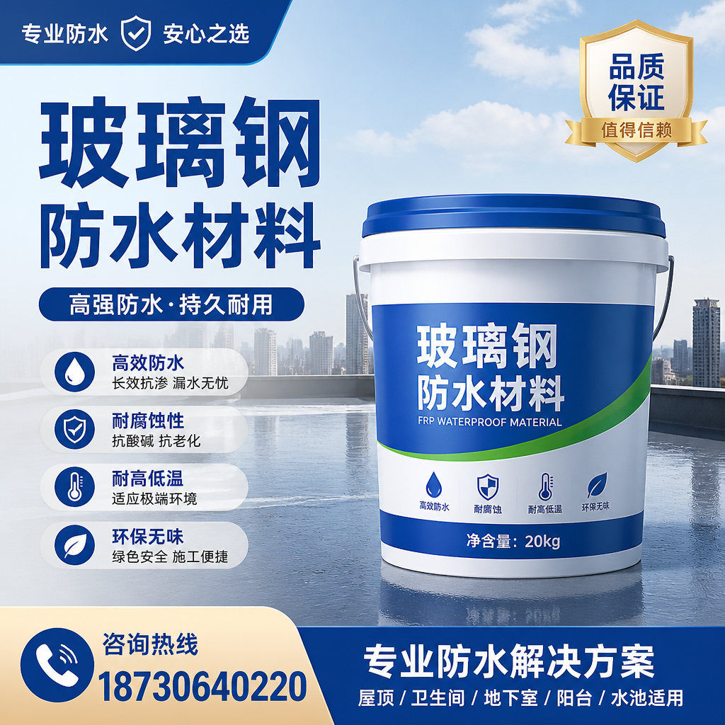 了解玻璃钢防水材料的市场趋势,忻州 企业不可不知